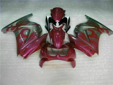 2008-2012 Purple Red Kawasaki EX250 Replacement Motorcycle Fairings UK