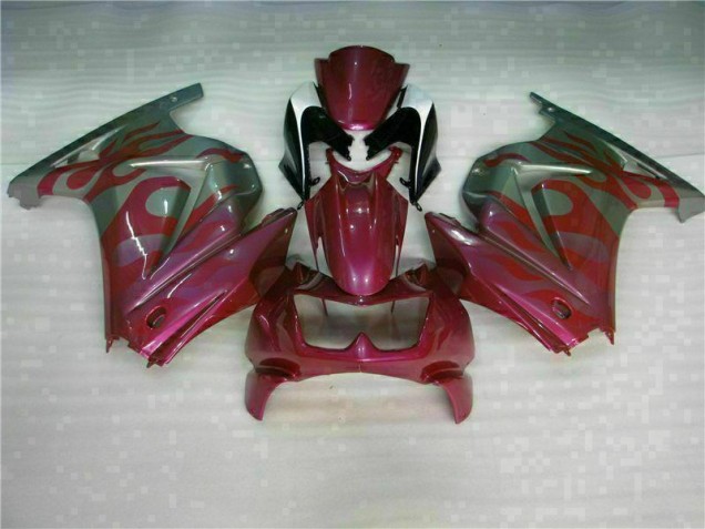 2008-2012 Purple Red Kawasaki EX250 Replacement Motorcycle Fairings UK 2008-2012 Purple Red Kawasaki EX250 Replacement Motorcycle Fairings UK