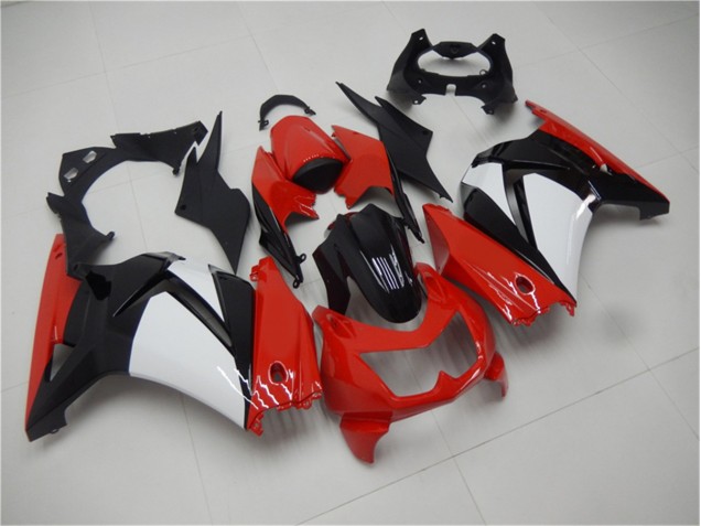 2008-2012 Red Black White Kawasaki EX250 Motorcycle Fairings UK 2008-2012 Red Black White Kawasaki EX250 Motorcycle Fairings UK