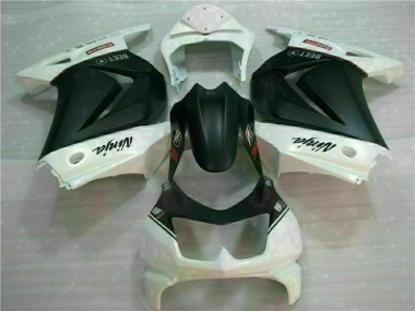 2008-2012 White Black Ninja 3M Kawasaki EX250 Motorcycle Fairings UK