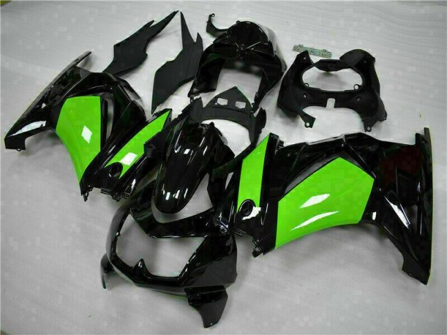 2008-2012 Black Green Kawasaki EX250 Motorbike Fairings UK 2008-2012 Black Green Kawasaki EX250 Motorbike Fairings UK