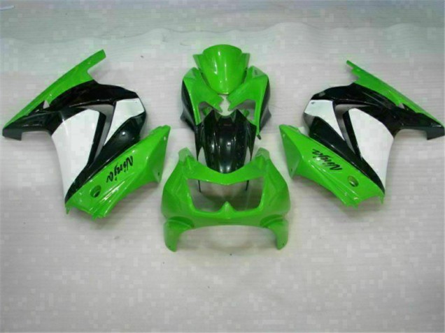 2008-2012 Green Black Ninja Kawasaki EX250 Motorbike Fairing UK 2008-2012 Green Black Ninja Kawasaki EX250 Motorbike Fairing UK
