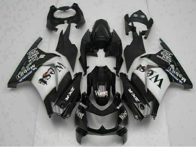2008-2012 Black West Kawasaki EX250 Motorcycle Fairings Kits UK 2008-2012 Black West Kawasaki EX250 Motorcycle Fairings Kits UK