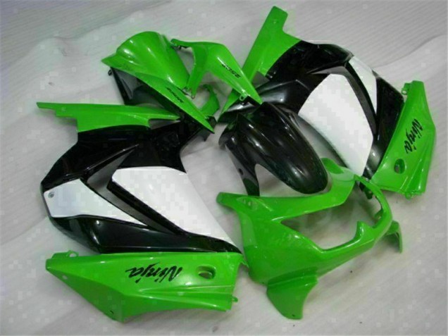 2008-2012 Green Black Ninja Kawasaki EX250 Moto Fairings UK 2008-2012 Green Black Ninja Kawasaki EX250 Moto Fairings UK