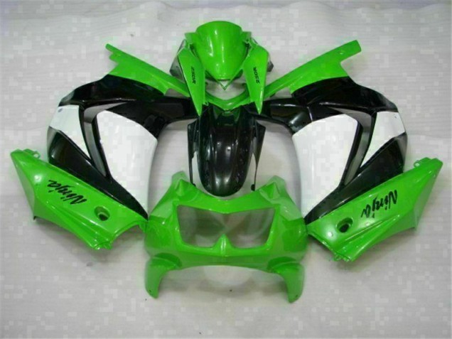 2008-2012 Green Black Ninja Kawasaki EX250 Moto Fairings UK 2008-2012 Green Black Ninja Kawasaki EX250 Moto Fairings UK