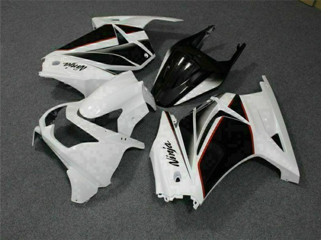 2008-2012 White Black Ninja Kawasaki EX250 Replacement Fairings UK 2008-2012 White Black Ninja Kawasaki EX250 Replacement Fairings UK