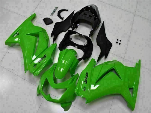 2008-2012 Green Black Ninja Kawasaki EX250 Motorcycle Fairing Kits UK 2008-2012 Green Black Ninja Kawasaki EX250 Motorcycle Fairing Kits UK