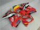 2008-2012 Red Yellow Kawasaki EX250 Motorcycle Fairing Kit UK