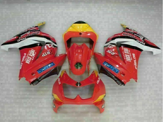 2008-2012 Red Yellow Kawasaki EX250 Motorcycle Fairing Kit UK