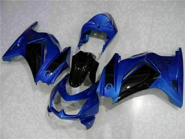 2008-2012 Blue Black Kawasaki EX250 Replacement Fairings UK 2008-2012 Blue Black Kawasaki EX250 Replacement Fairings UK