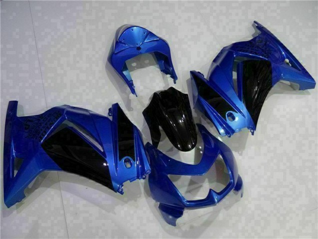2008-2012 Blue Black Kawasaki EX250 Replacement Fairings UK 2008-2012 Blue Black Kawasaki EX250 Replacement Fairings UK