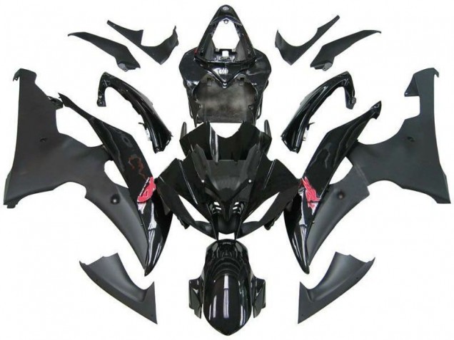 2008-2016 Contrast Black R6 Yamaha YZF R6 Bike Fairing Kit UK 2008-2016 Contrast Black R6 Yamaha YZF R6 Bike Fairing Kit UK