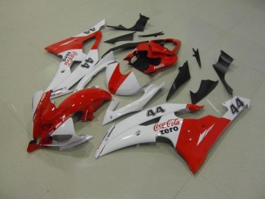 2008-2016 White Red Coca Cola Zero 44 Yamaha YZF R6 Motorcycle Replacement Fairings UK