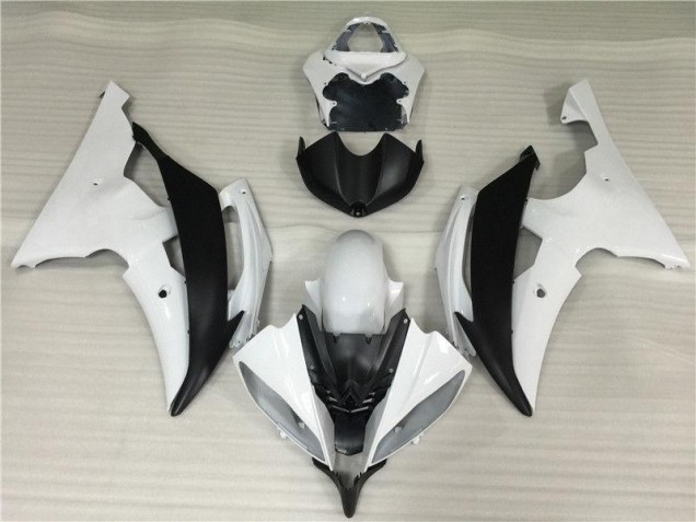 2008-2016 White Black Yamaha YZF R6 Bike Fairings & Bodywork UK 2008-2016 White Black Yamaha YZF R6 Bike Fairings & Bodywork UK