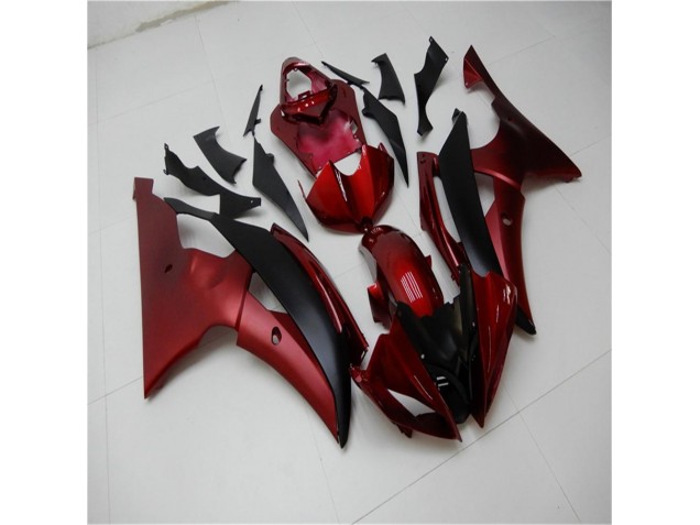 2008-2016 Red Black Yamaha YZF R6 Bike Fairing Kit UK 2008-2016 Red Black Yamaha YZF R6 Bike Fairing Kit UK