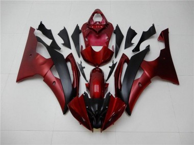 2008-2016 Red Black Yamaha YZF R6 Bike Fairing Kit UK