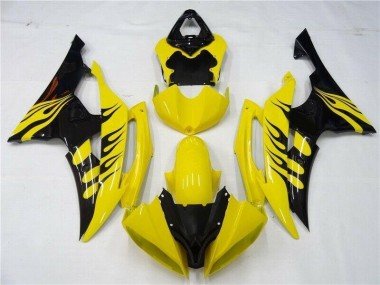 2008-2016 Yellow Black Yamaha YZF R6 Motorcycle Replacement Fairings UK