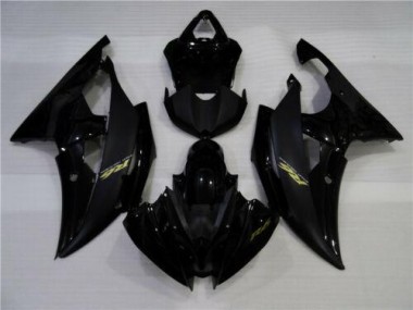 2008-2016 Glossy Matte Black Yamaha YZF R6 Motorcycle Fairings Kits UK