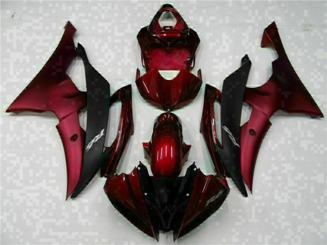 2008-2016 Red Black Yamaha YZF R6 Motorcylce Fairings UK 2008-2016 Red Black Yamaha YZF R6 Motorcylce Fairings UK
