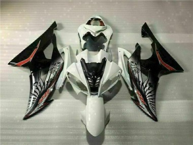 2008-2016 White Black Yamaha YZF R6 Bike Fairings UK
