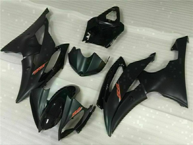 2008-2016 Black Yamaha YZF R6 Motorbike Fairing Kits UK 2008-2016 Black Yamaha YZF R6 Motorbike Fairing Kits UK