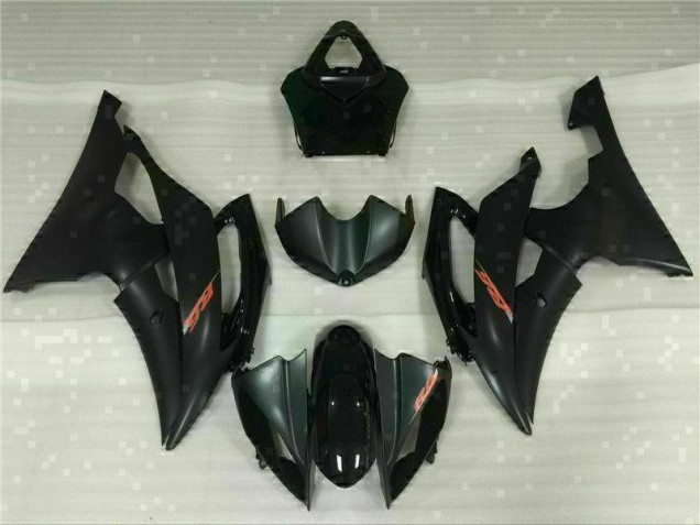 2008-2016 Black Yamaha YZF R6 Motorbike Fairing Kits UK 2008-2016 Black Yamaha YZF R6 Motorbike Fairing Kits UK