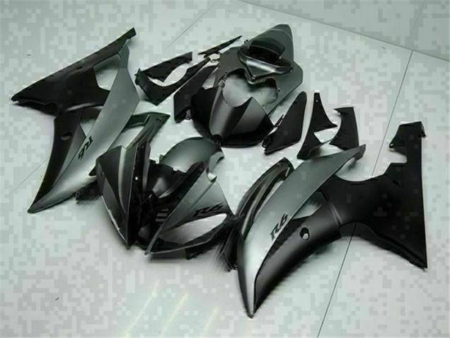 2008-2016 Grey Black Yamaha YZF R6 Moto Fairings UK 2008-2016 Grey Black Yamaha YZF R6 Moto Fairings UK