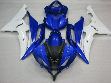 2008-2016 Blue White Black Yamaha YZF R6 Bike Fairings UK