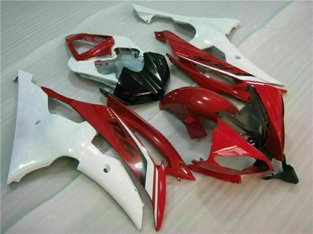 2008-2016 Red White Yamaha YZF R6 Motorbike Fairing Kits UK 2008-2016 Red White Yamaha YZF R6 Motorbike Fairing Kits UK