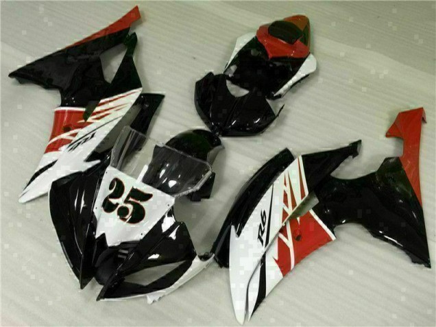 2008-2016 White Black Yamaha YZF R6 Motor Fairings UK