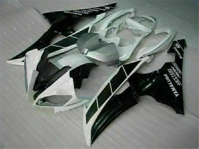 2008-2016 White Black Yamaha YZF R6 Motorcycle Fairings UK 2008-2016 White Black Yamaha YZF R6 Motorcycle Fairings UK