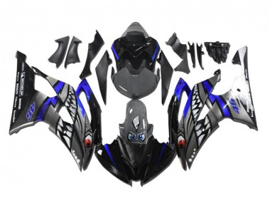 2008-2016 Grey Blue Shark Yamaha YZF R6 Motorcycle Fairing Kit UK