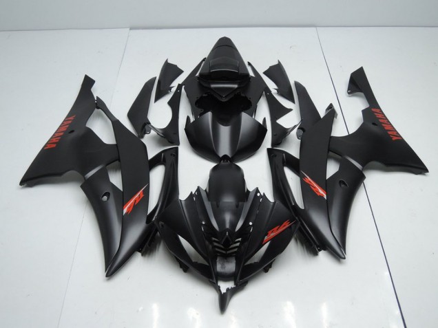2008-2016 Matte Black Red Decals Yamaha YZF R6 Motorbike Fairings UK 2008-2016 Matte Black Red Decals Yamaha YZF R6 Motorbike Fairings UK