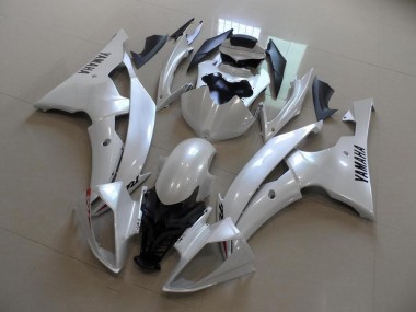 2008-2016 Pearl White OEM Style Yamaha YZF R6 Motorbike Fairing UK