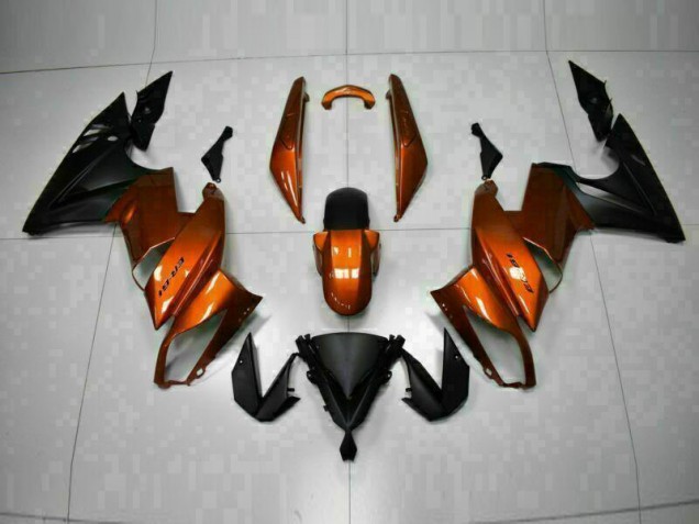 2009-2011 Orange Kawasaki EX650 Motorbike Fairing UK 2009-2011 Orange Kawasaki EX650 Motorbike Fairing UK
