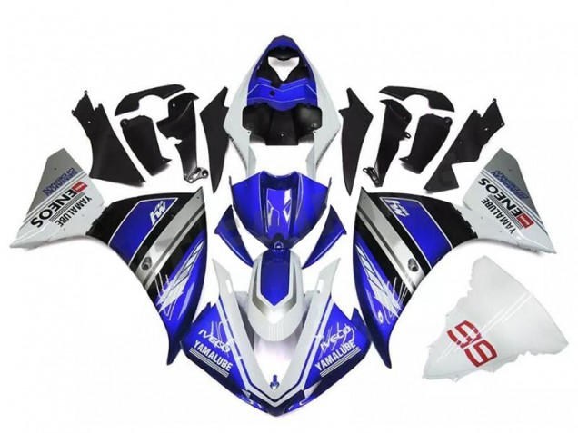 2009-2011 White Blue Silver Yamaha YZF R1 Bike Fairings UK 2009-2011 White Blue Silver Yamaha YZF R1 Bike Fairings UK