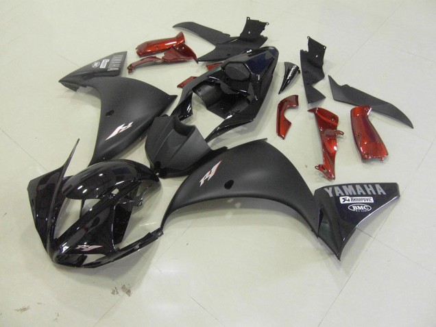 2009-2011 Matte Black Yamaha YZF R1 Motorbike Fairing UK 2009-2011 Matte Black Yamaha YZF R1 Motorbike Fairing UK