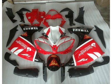 2009-2011 Red White and Black Graphic Yamaha YZF R1 Motorbike Fairing UK