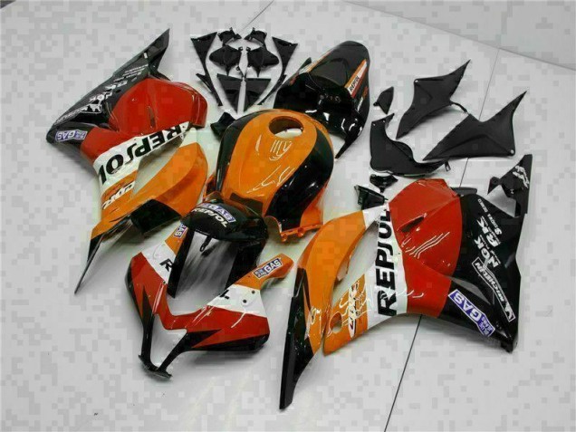 2009-2012 Orange Repsol Honda CBR600RR Motor Fairings UK 2009-2012 Orange Repsol Honda CBR600RR Motor Fairings UK