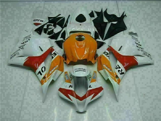 2009-2012 White Orange Repsol Honda CBR600RR Motorcylce Fairings UK 2009-2012 White Orange Repsol Honda CBR600RR Motorcylce Fairings UK
