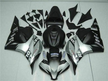 2009-2012 Black Silver Repsol Honda CBR600RR Motorcycle Fairings Kits UK