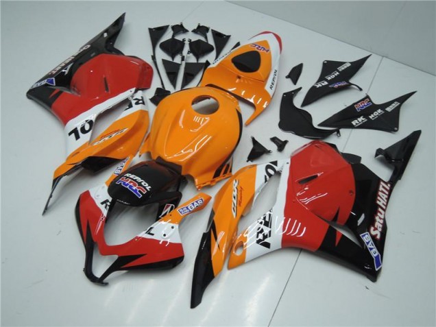 2009-2012 Orange Red Black Repsol Honda CBR600RR Motorcyle Fairings UK 2009-2012 Orange Red Black Repsol Honda CBR600RR Motorcyle Fairings UK