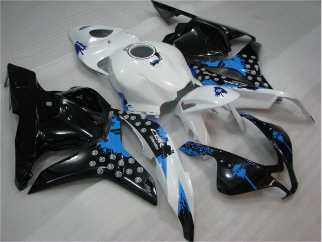 2009-2012 Black White Blue Honda CBR600RR Motor Fairings UK 2009-2012 Black White Blue Honda CBR600RR Motor Fairings UK