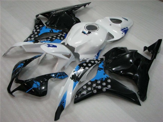 2009-2012 Black White Blue Honda CBR600RR Motor Fairings UK 2009-2012 Black White Blue Honda CBR600RR Motor Fairings UK