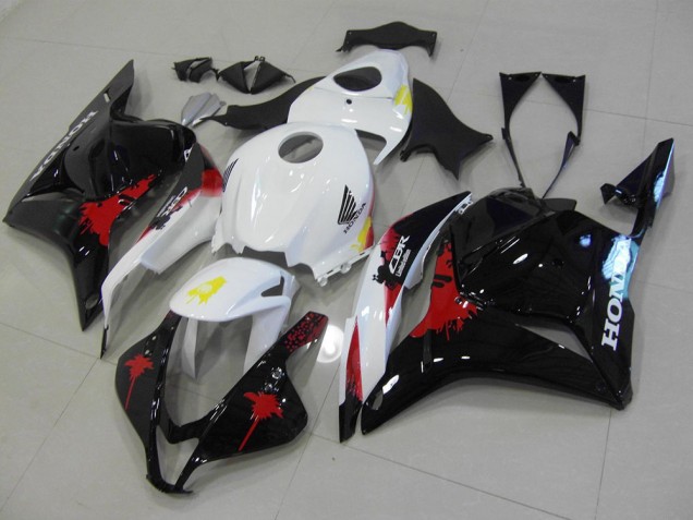 2009-2012 Black Red White Honda CBR600RR Motorcycle Bodywork UK 2009-2012 Black Red White Honda CBR600RR Motorcycle Bodywork UK