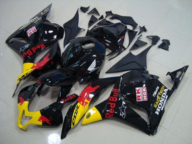 2009-2012 Black Red Bull Honda CBR600RR Replacement Fairings UK