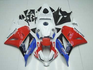 2009-2012 White Motul Red Blue Honda CBR600RR Bike Fairings UK