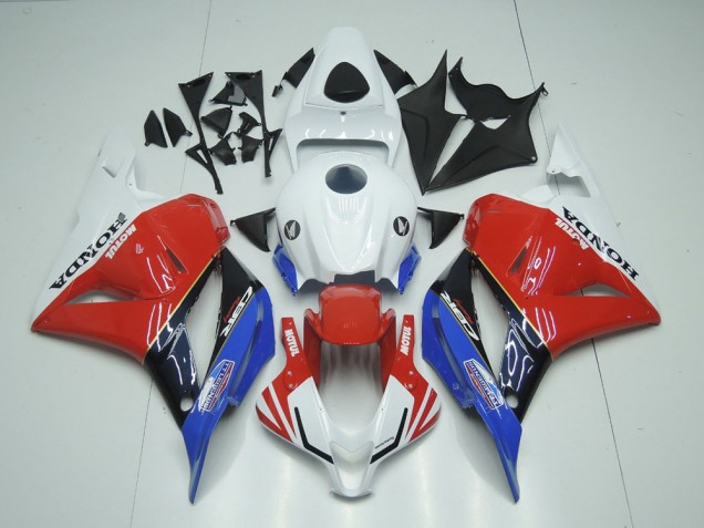 2009-2012 White Motul Red Blue Honda CBR600RR Bike Fairings UK 2009-2012 White Motul Red Blue Honda CBR600RR Bike Fairings UK