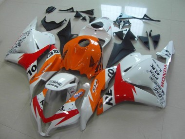 2009-2012 White New Repsol Honda CBR600RR Replacement Motorcycle Fairings UK