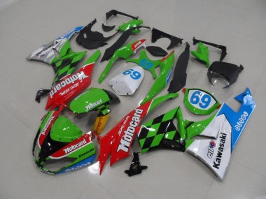 2009-2012 Motocard Kawasaki ZX6R Motorcycle Fairings Kits UK